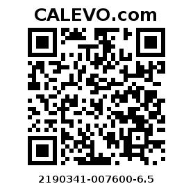 Calevo.com Preisschild 2190341-007600-6.5