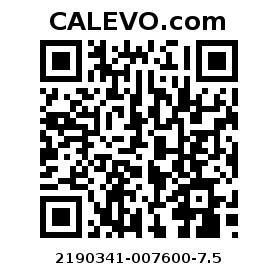 Calevo.com Preisschild 2190341-007600-7.5