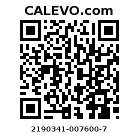 Calevo.com Preisschild 2190341-007600-7
