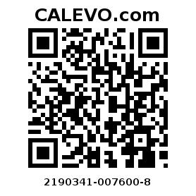 Calevo.com Preisschild 2190341-007600-8