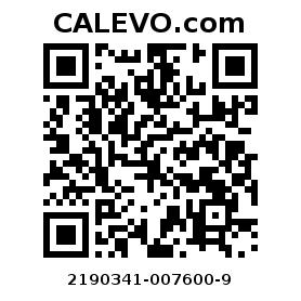Calevo.com Preisschild 2190341-007600-9