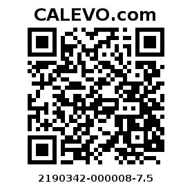 Calevo.com Preisschild 2190342-000008-7.5