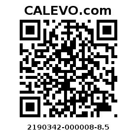 Calevo.com Preisschild 2190342-000008-8.5