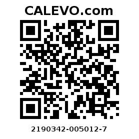 Calevo.com Preisschild 2190342-005012-7
