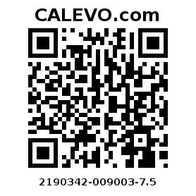 Calevo.com Preisschild 2190342-009003-7.5