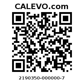 Calevo.com pricetag 2190350-000000-7