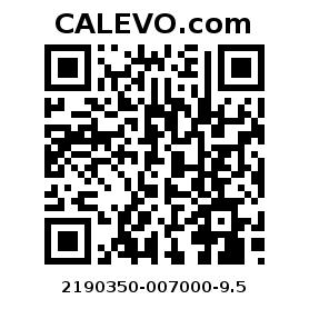 Calevo.com Preisschild 2190350-007000-9.5