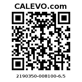 Calevo.com pricetag 2190350-008100-6.5