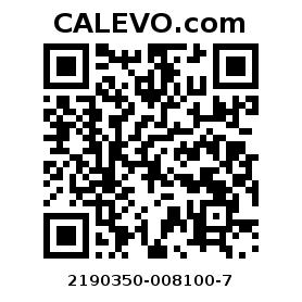 Calevo.com pricetag 2190350-008100-7