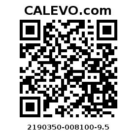 Calevo.com Preisschild 2190350-008100-9.5