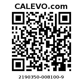 Calevo.com pricetag 2190350-008100-9