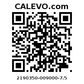 Calevo.com Preisschild 2190350-009000-7.5