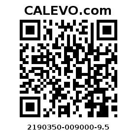 Calevo.com pricetag 2190350-009000-9.5