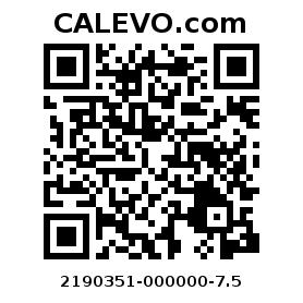 Calevo.com pricetag 2190351-000000-7.5