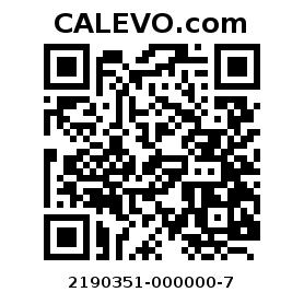 Calevo.com pricetag 2190351-000000-7