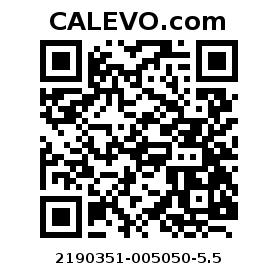 Calevo.com pricetag 2190351-005050-5.5