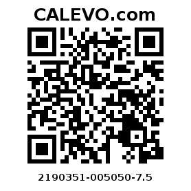 Calevo.com Preisschild 2190351-005050-7.5