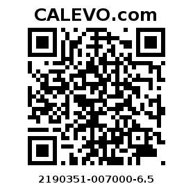 Calevo.com pricetag 2190351-007000-6.5
