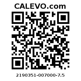 Calevo.com Preisschild 2190351-007000-7.5