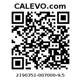 Calevo.com Preisschild 2190351-007000-9.5
