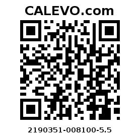 Calevo.com pricetag 2190351-008100-5.5