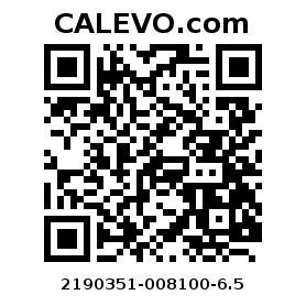Calevo.com pricetag 2190351-008100-6.5