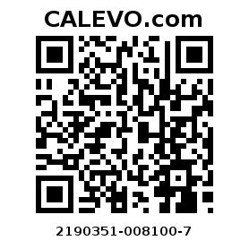 Calevo.com Preisschild 2190351-008100-7