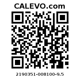 Calevo.com Preisschild 2190351-008100-9.5