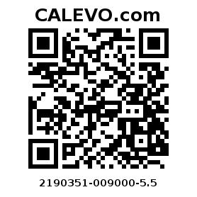 Calevo.com pricetag 2190351-009000-5.5