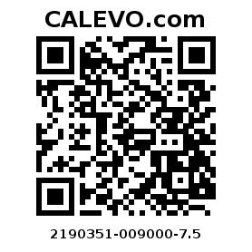 Calevo.com Preisschild 2190351-009000-7.5