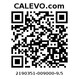 Calevo.com Preisschild 2190351-009000-9.5