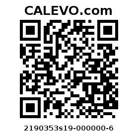 Calevo.com Preisschild 2190353s19-000000-6