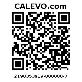 Calevo.com pricetag 2190353s19-000000-7