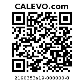 Calevo.com pricetag 2190353s19-000000-8