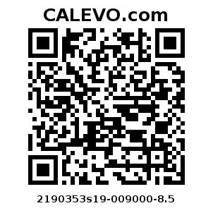 Calevo.com Preisschild 2190353s19-009000-8.5