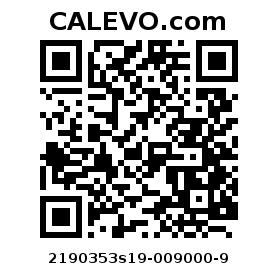 Calevo.com pricetag 2190353s19-009000-9
