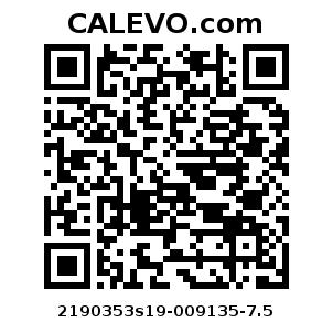 Calevo.com pricetag 2190353s19-009135-7.5