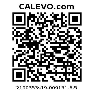 Calevo.com Preisschild 2190353s19-009151-6.5