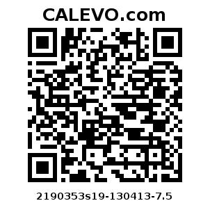 Calevo.com Preisschild 2190353s19-130413-7.5