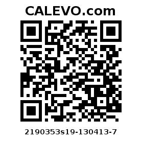 Calevo.com Preisschild 2190353s19-130413-7