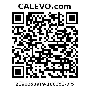 Calevo.com Preisschild 2190353s19-180351-7.5