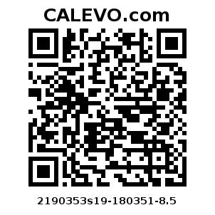 Calevo.com Preisschild 2190353s19-180351-8.5