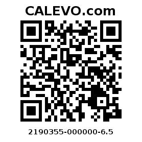 Calevo.com pricetag 2190355-000000-6.5