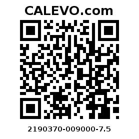 Calevo.com Preisschild 2190370-009000-7.5