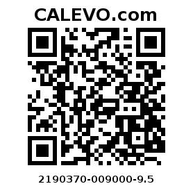 Calevo.com Preisschild 2190370-009000-9.5
