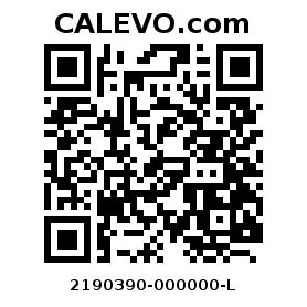 Calevo.com Preisschild 2190390-000000-L