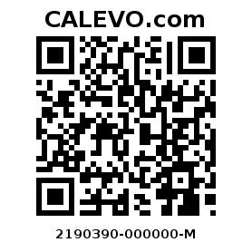 Calevo.com Preisschild 2190390-000000-M