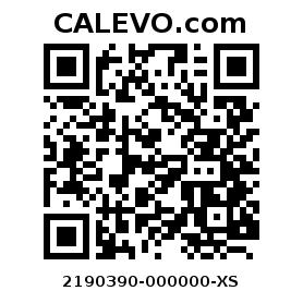 Calevo.com Preisschild 2190390-000000-XS