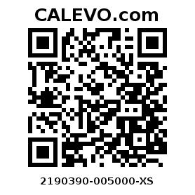 Calevo.com Preisschild 2190390-005000-XS