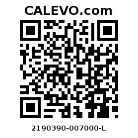Calevo.com pricetag 2190390-007000-L